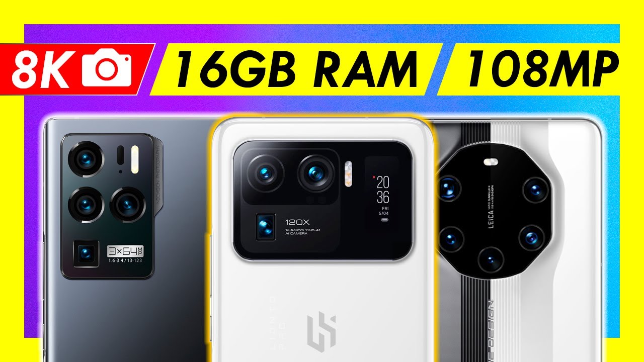 Los 10 CELULARES con MEJOR CÁMARA 2021! (BARATOS y NO Baratos)🔥🔥🔥