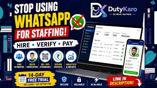 DutyKaro Demo | Hire, Verify Attendance & Pay Workers in One Platform | Built for Staffing Agencies. screenshot 5