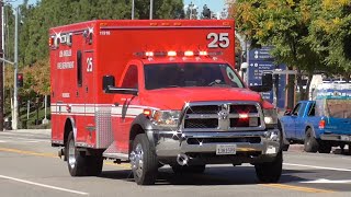 LAFD Rescue 25 Transporting