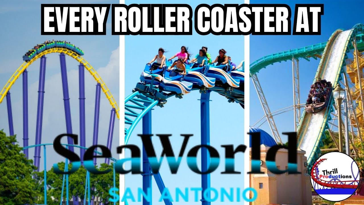 Every Roller Coaster at SeaWorld San Antonio! (2025 Edition)