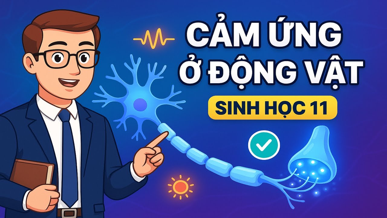 Cảm ứng ở động vật – Sinh học 11 | Tóm tắt lí thuyết dễ hiểu nhất #sinhhoc11