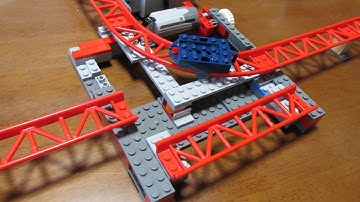 Lego Roller Coaster Switch Rail Test 5