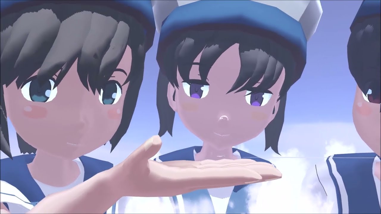 【Giantess】飛行機と遊ぶ巨大艦娘【MMD】