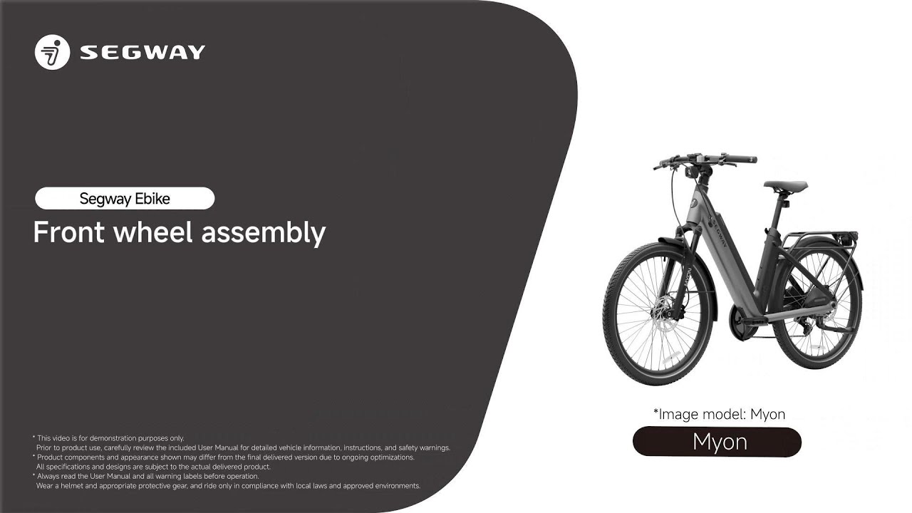 EBIKE Myon Series Front wheel assembly