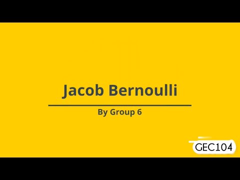 जैकब बर्नौली (समूह 6)