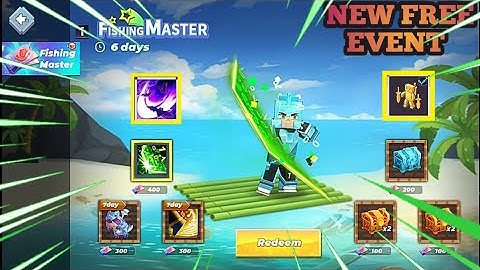 Bedwar - New Fishing Master Event | New Sword Effect For Free [Blockman-Go]