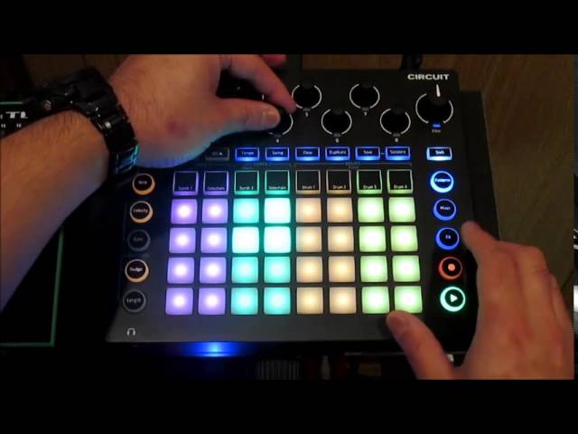 Novation Circuitを買って遊んでみた。 - YouTube