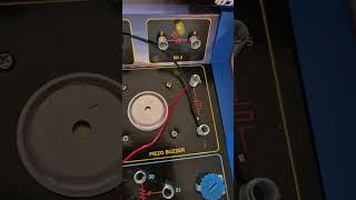 Three transistors touch switch with oscilloscope and my fingers act as a capacitor.