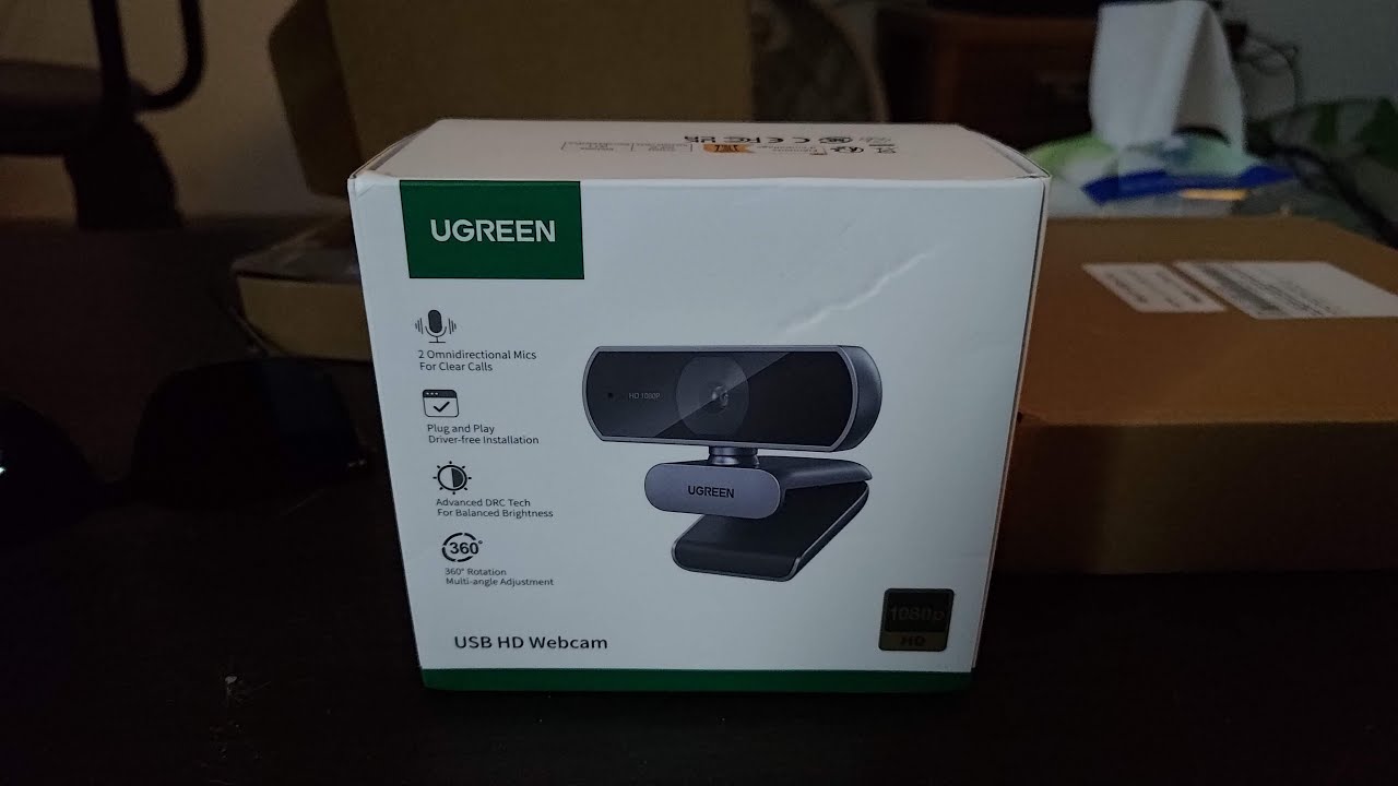 UGREEN USB Webcam 1080P Unboxing
