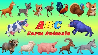 Abc Farm Animal Sounds 03Th2 Nursery Rhyme For Kids Kids Tv