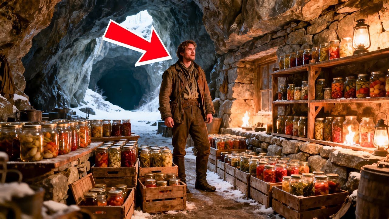 Neighbors Laughed When He Buried 1,000 Jars in the Cave… Until the Hungry Winter Came