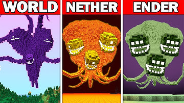 What Happens If We Spawn Wither Storm in Different Dimensions?