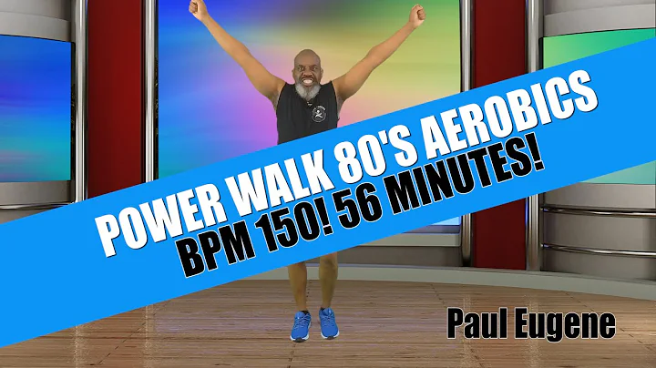 Power Walk March 80's Aerobics | High Energy 150 BPM | 56 Minutes | For  Weight Loss of COV19.