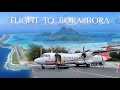 Air Tahiti flight to Bora Bora | ATR 72 trip report (stunning views!)