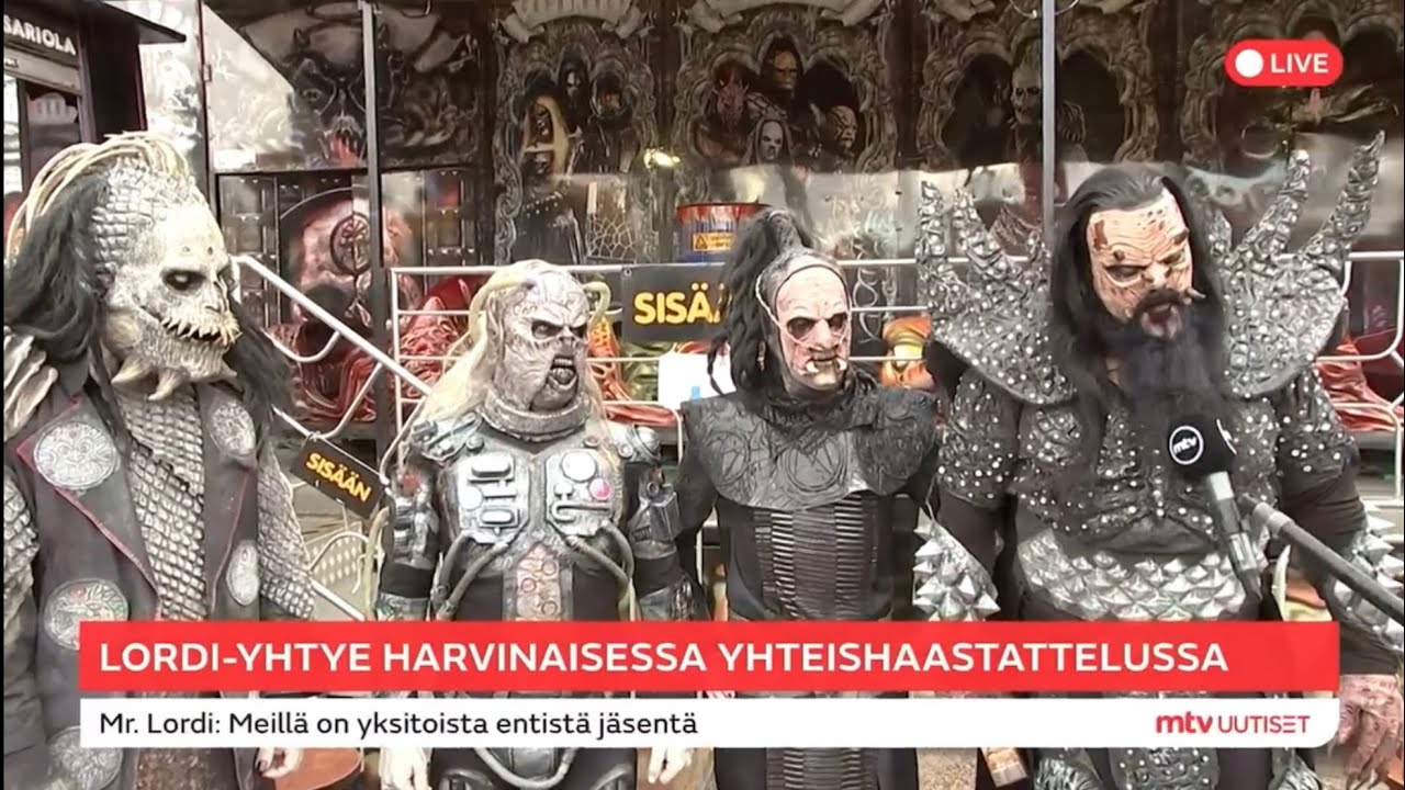 Lordi MTV-uutisten haastattelussa