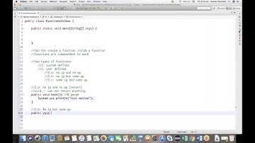 Learn how to create different functions in Java - Classroom Session