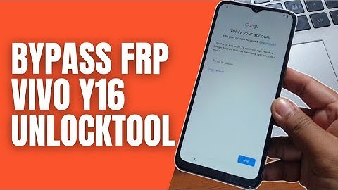 How to bypass Frp vivo Y16 Remove Google Account Locked use Unlocktool