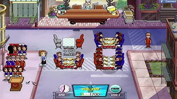 Diner Dash 5: BOOM! Walkthrough - Level #5 - Avenue Flo - Hal