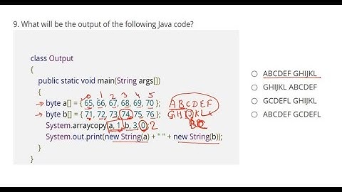 Core JAVA MCQ part 3 - Competition RPSC Programmer College Exam Placement