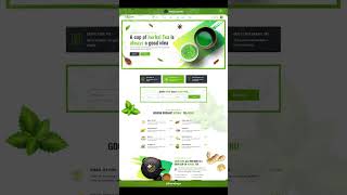 Gogrin – Green Tea &amp; Organic Tea WordPress Theme 🍃  #shorts
