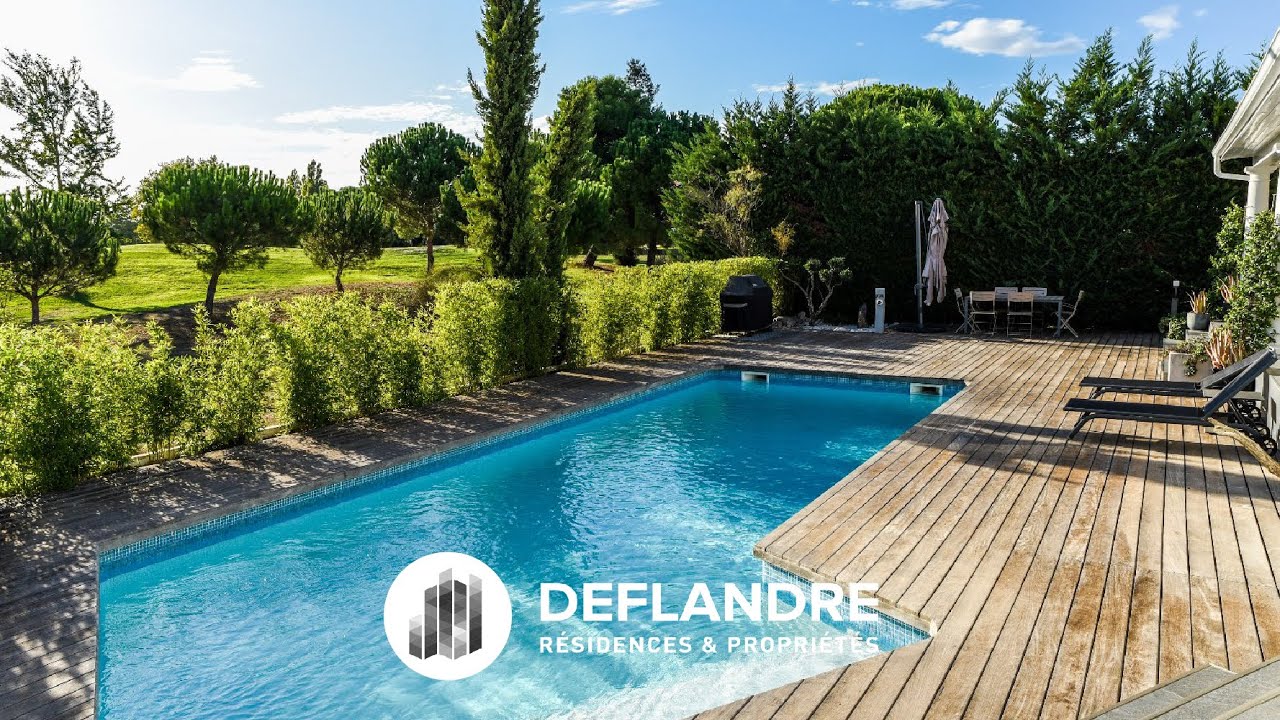 Superbe villa en 1ère ligne sur le golf de Montpellier - DEFLANDRE Résidences & Propriétés