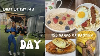WHAT WE EAT IN A DAY * how we eat over 150 grams of protein* Cavinder Twins