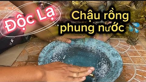 🔴🔴 Chậu rồng phung nước nhà hội đồng xưa _ Tượng Đồng Xưa _ Rồng Bằng Đồng. Trưa 2/7 #đồcổcầnthơ