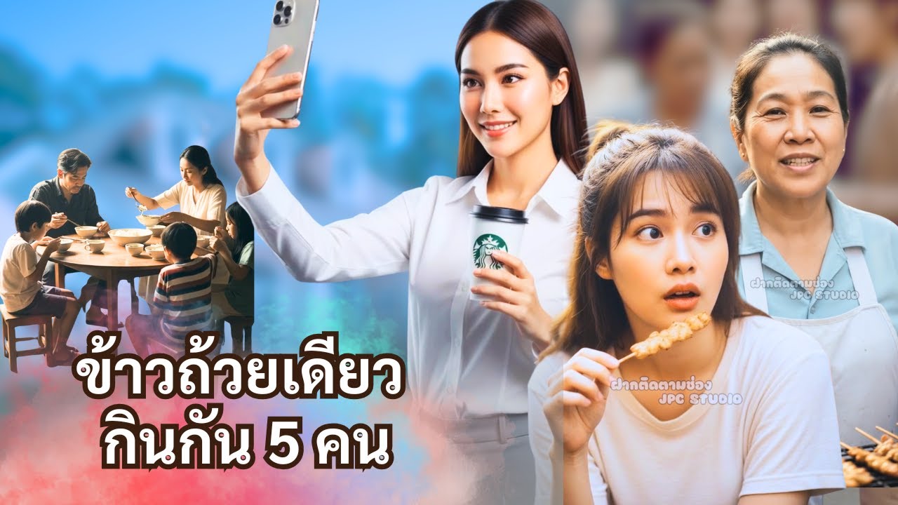 ข้าวถ้วยเดียวกินกัน 5 คน | รวมคลิป