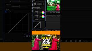 🌈How to Perform Cinematic Color Grading in Edius | Edius Tutorial Shorts !🔥 #softtechi