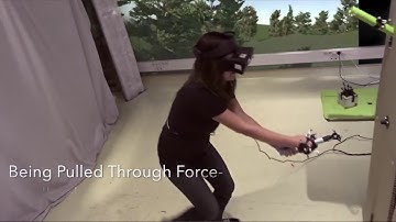 CoVR: A Large-Scale Force-Feedback Robotic Interface for Non-Deterministic Scenarios in VR (UIST20)