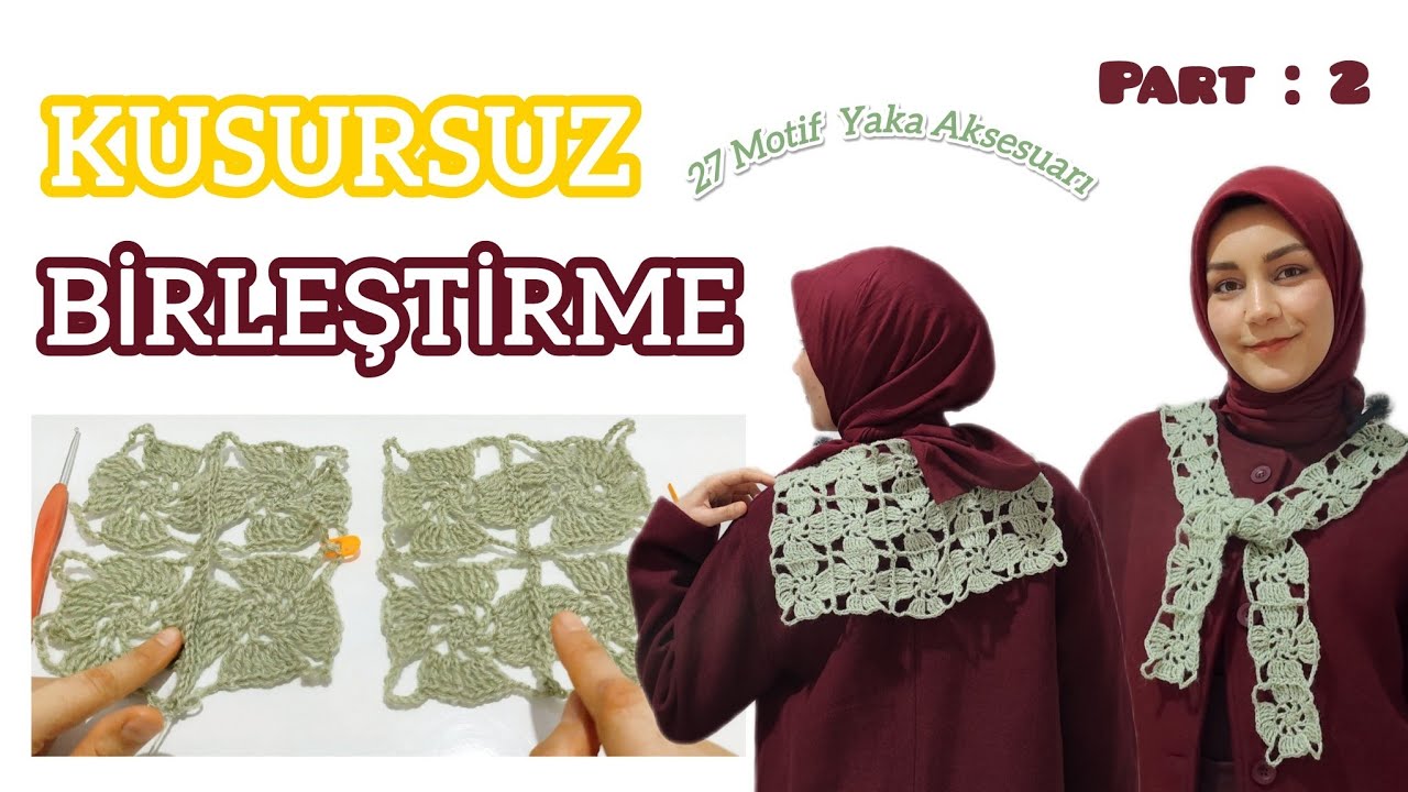 Hangisi Daha İyi? 🤔 2 Farklı Kusursuz Birleştirme Tekniği ile Motifli Yaka Aksesuarı I Part :2