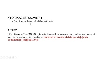 Forecasting using Microsoft Excel as Part of Predictive Analytics - Part 2