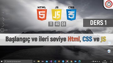 Sıfırdan Başlangıç ve ileri seviye Html, CSS ve JS Kursu [2025]