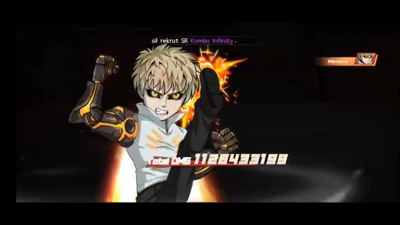 Ledakan Damage UR+ Genos Mengalahkan Dua Char Tembok Beton - OPM The Strongest