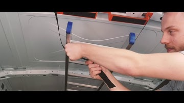 Store ladders inside your van with the Internal Ladder Holder