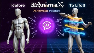 AI Animates 3D Objects from Text! 🤖 | AnimaX Explained
