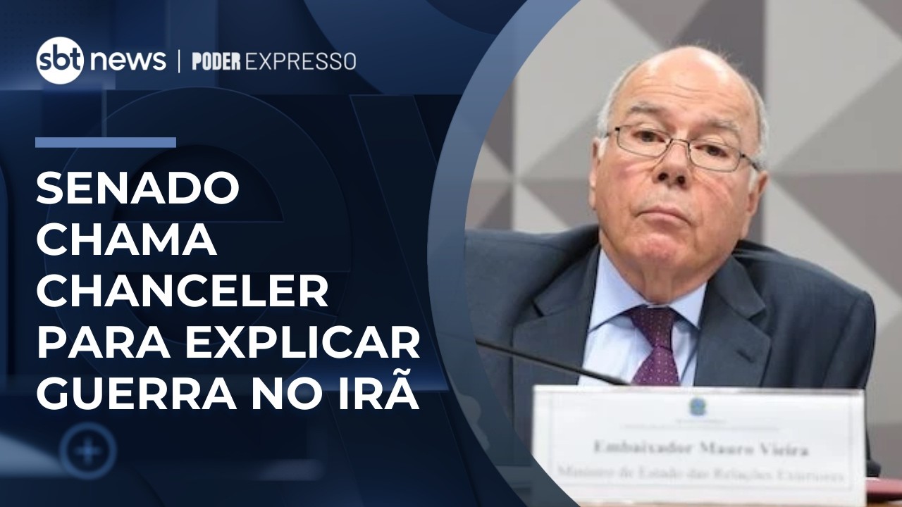 Comissão do Senado aprova convite para Mauro Vieira falar sobre guerra no Irã | #PoderExpresso