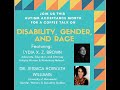 SPHARC Coffee Talk #2: Intersection of Disability, Gender, and Race