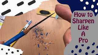 How to sharpen your pencil for drawing? beginners guide #drawing #art #pencilsharpener