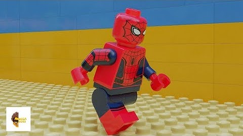 Lego Spider-Man Run Cycle Animation Test|Blender Animation