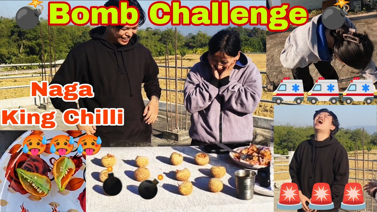 TikTok Bomb Challenge 💣/Нага Король Чили в Пани Пури 🥵🥵🥵#tiktokchallenge @KmyNagaChannel