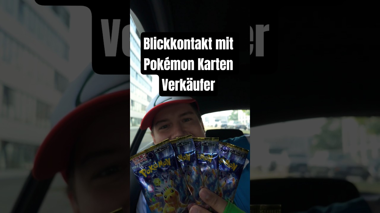 VERSEHENTLICH Blickkontakt mit Pokémon Karten VERKÄUFER 🥴 