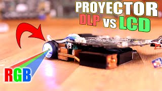 Proyector DLP vs LCD vs Láser | Despiece + Explicación