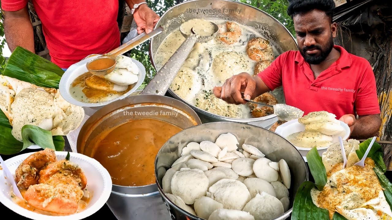 Kolkata's Cheapest Idly Street Food | Super Soft Idly with Coconut Chutney | Street Food India