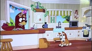 bingo can not handstand! #bluey #handstand