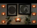 Rental Friendly Diwali Decoration Idea 2022 | Diya/Candle Holder | Unique &amp; Amazing Home Décor #diy