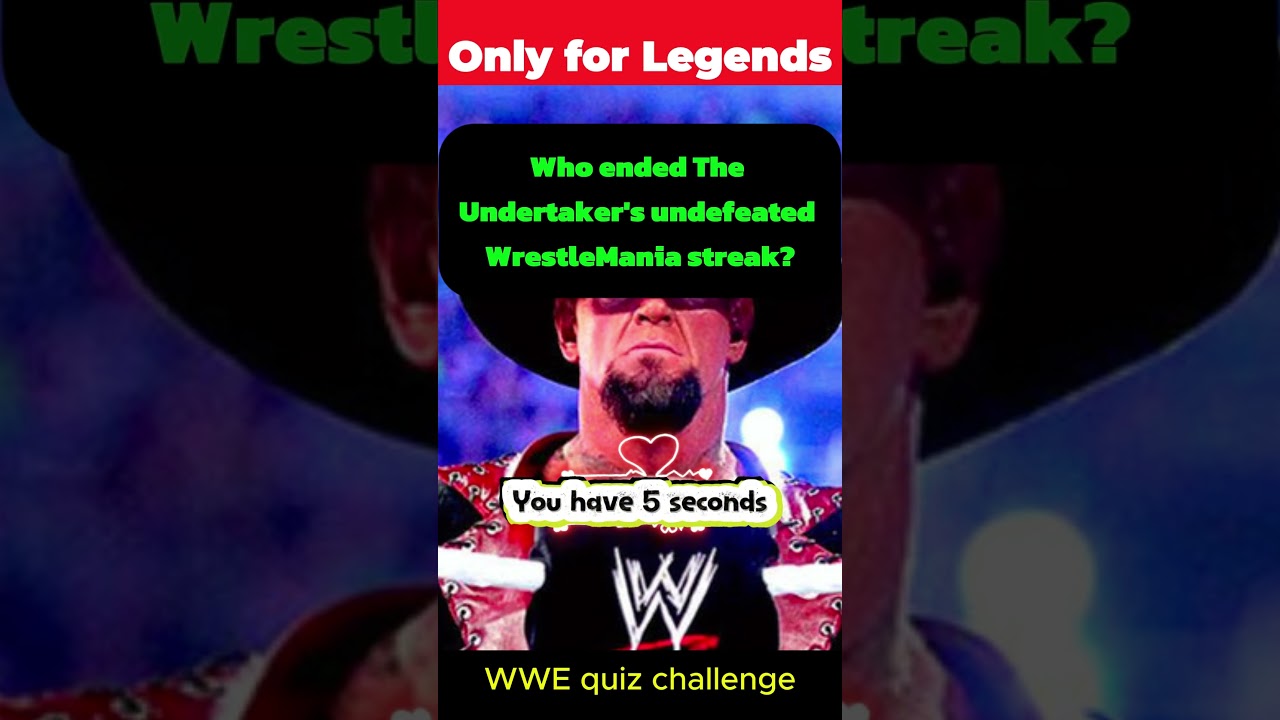 WWE QUIZ CHALLENGE | Test your wrestling knowledge📣🎉😎