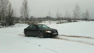 Audi A4 Quattro esp-on slow motion