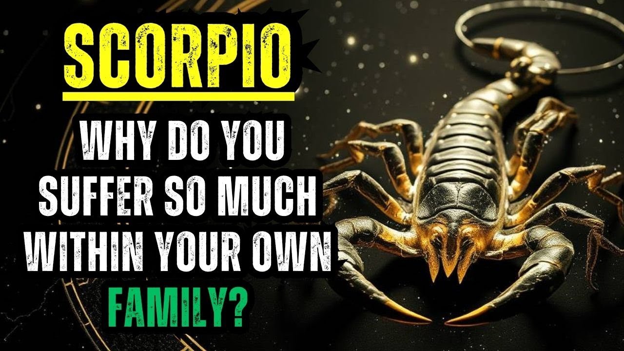 SCORPIO – WHY DO YOU SUFFER SO MUCH WITHIN YOUR OWN FAMILY?