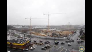 Time lapse video of the ground breaking and construction of ATF Headquarters, Washington D.C..